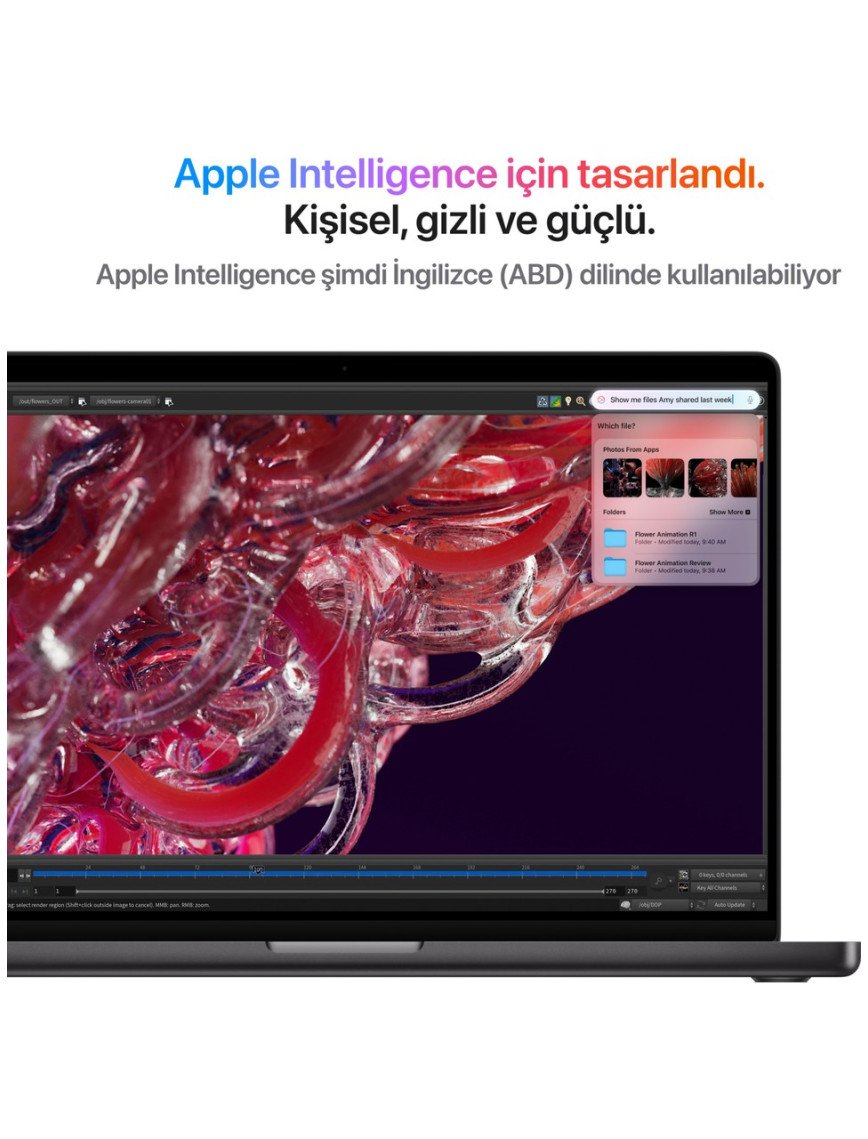 Apple MacBook Pro M4 Pro 24GB 1TB SSD macOS 14" Taşınabilir Bilgisayar Uzay Siyahı MX2J3TU/A