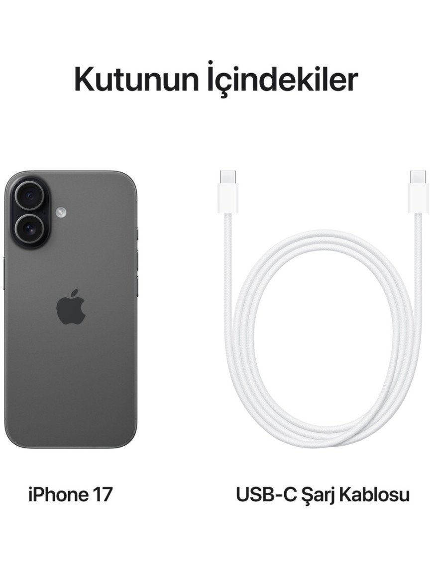 Apple iPhone 17 512 GB Siyah